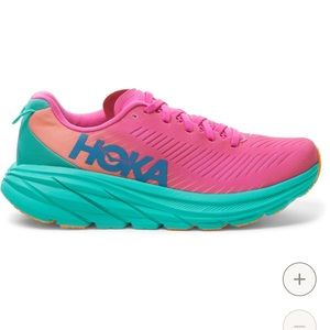 HOKA Rincon 3 women’s running shoes pink/aqua W9